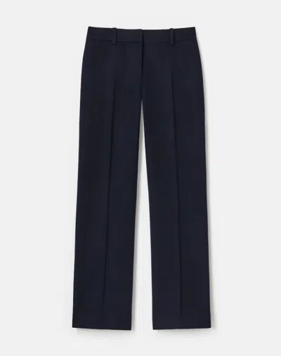 Lafayette 148 Camel Hair Sullivan Pant In Blue