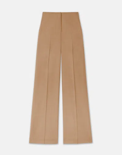 Lafayette 148 Camel Hair Thames Wide Leg Pant