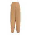 Lafayette 148 Camel Hair Wide-leg Trousers In Brown