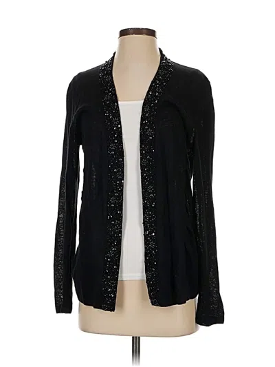 Pre-owned Lafayette 148 Cardigan Sweater In Black