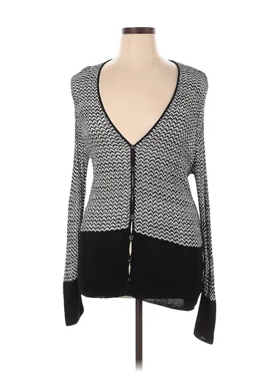Pre-owned Lafayette 148 Cardigan Sweater In Black