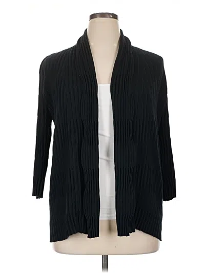 Pre-owned Lafayette 148 Cardigan Sweater In Black