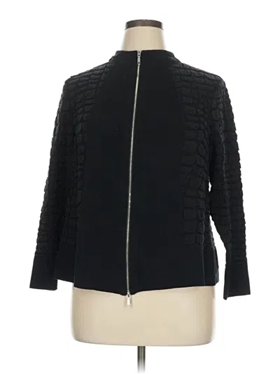 Pre-owned Lafayette 148 Cardigan Sweater In Black