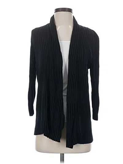 Pre-owned Lafayette 148 Cardigan Sweater In Black
