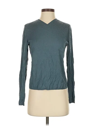 Pre-owned Lafayette 148 Cardigan Sweater In Blue