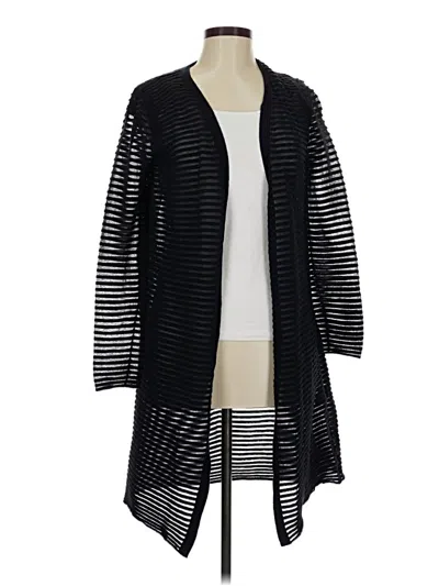 Pre-owned Lafayette 148 Cardigan Sweater In Blue