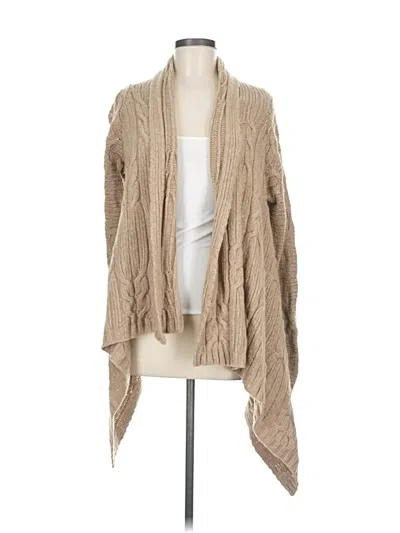 Pre-owned Lafayette 148 Cardigan Sweater In Brown