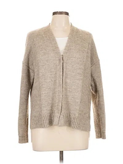 Pre-owned Lafayette 148 Cardigan Sweater In Brown