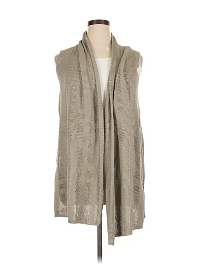 Pre-owned Lafayette 148 Cardigan Sweater In Gray