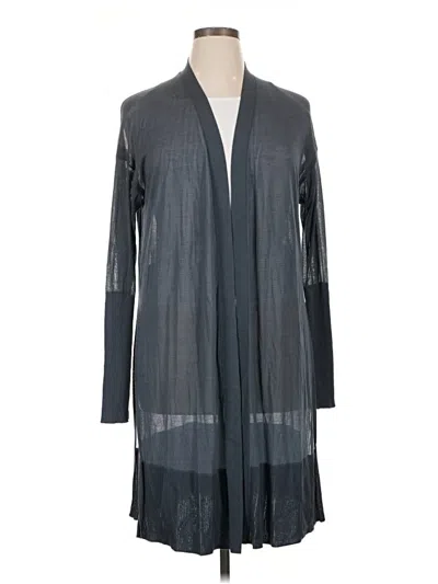 Pre-owned Lafayette 148 Cardigan Sweater In Gray