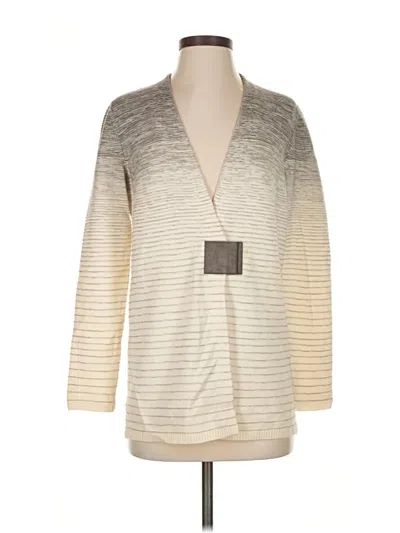 Pre-owned Lafayette 148 Cardigan Sweater In Ivory
