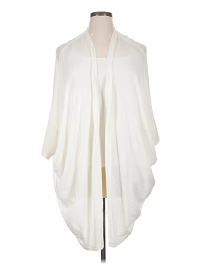Pre-owned Lafayette 148 Cardigan Sweater In Ivory