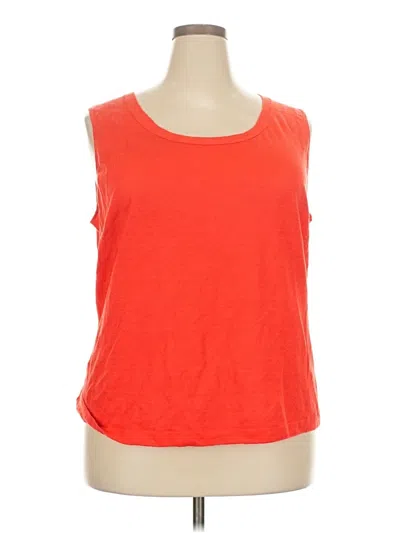 Pre-owned Lafayette 148 Cardigan Sweater In Orange