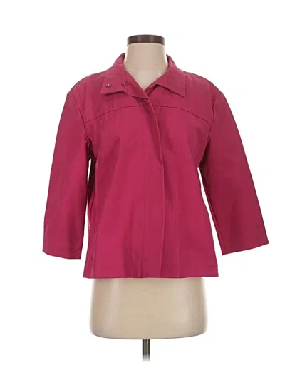 Pre-owned Lafayette 148 Cardigan Sweater In Pink