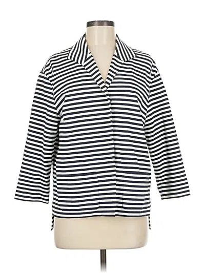 Pre-owned Lafayette 148 Cardigan Sweater In White