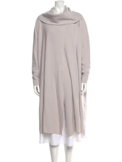 Pre-owned Lafayette 148 Cashmere Cowl Neck Sweater In Neutral