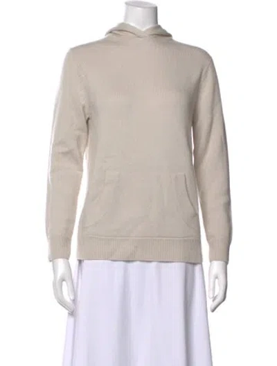 Pre-owned Lafayette 148 Cashmere Crew Neck Sweater W/ Tags In Neutrals