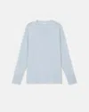 Lafayette 148 Cashmere Crewneck Sweater In Venetian Sky