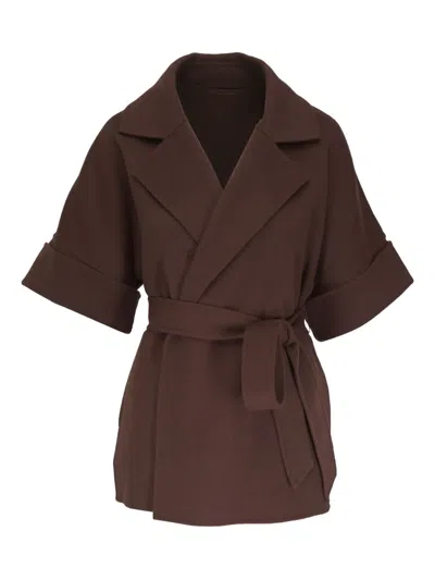 Lafayette 148 Cashmere Jacket In Brown