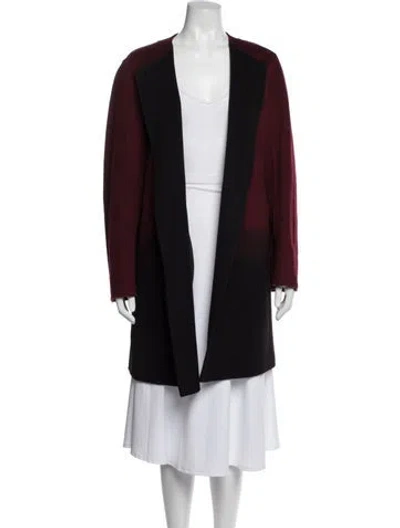 Pre-owned Lafayette 148 Cashmere Jacket In Red
