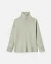 Lafayette 148 Cashmere Long Sleeve Turtleneck Sweater In Multi
