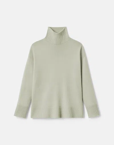 Lafayette 148 Cashmere Long Sleeve Turtleneck Sweater In Multi