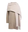 Lafayette 148 Cashmere Reversible Scarf Coat In Neutral