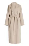 Lafayette 148 Cashmere Shawl Coat In Yellow