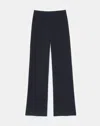 Lafayette 148 Cashmere-silk Double Knit Pant In Blue