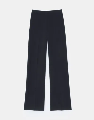 Lafayette 148 Cashmere-silk Double Knit Pant In Black