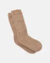 Lafayette 148 Cashmere Socks In Brown