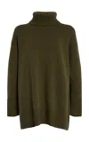 Lafayette 148 Cashmere Sweater In Green