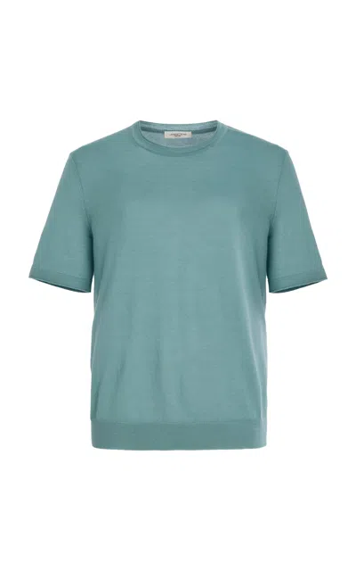 Lafayette 148 Cashmere Sweater In Green