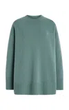 Lafayette 148 Cashmere Sweater In Green