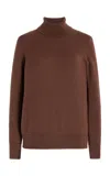 Lafayette 148 Cashmere Turtleneck Sweater In Brown