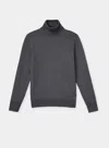 Lafayette 148 Cashmere Turtleneck Sweater In Grey