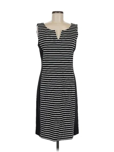 Pre-owned Lafayette 148 Casual Dress In Black