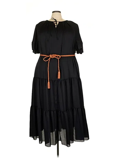 Lafayette 148 Casual Dress In Black