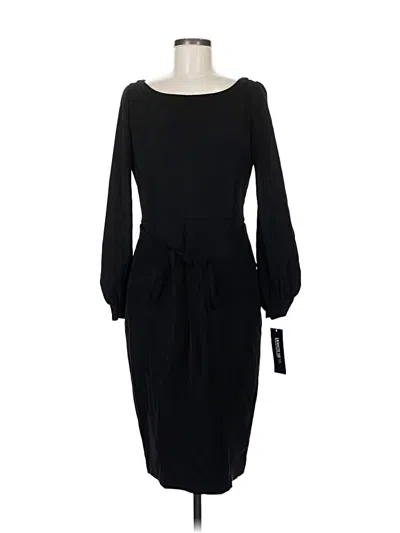 Pre-owned Lafayette 148 Casual Dress In Black
