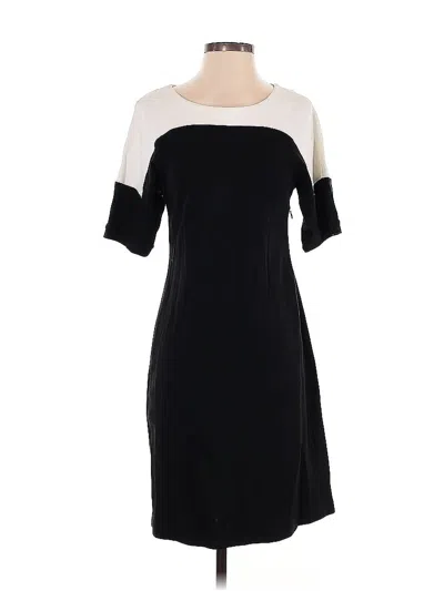 Pre-owned Lafayette 148 Casual Dress In Black