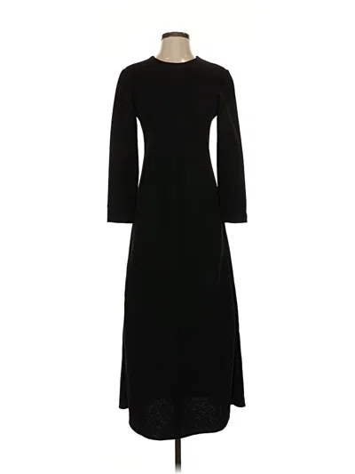 Pre-owned Lafayette 148 Casual Dress In Black