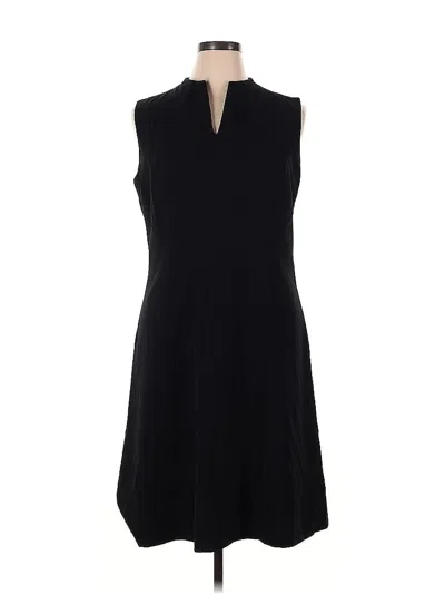 Pre-owned Lafayette 148 Casual Dress In Black