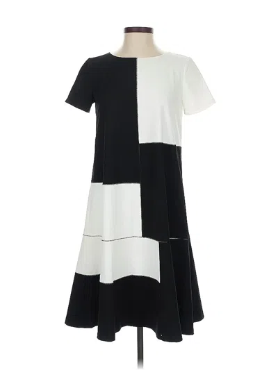 Pre-owned Lafayette 148 Casual Dress In Black