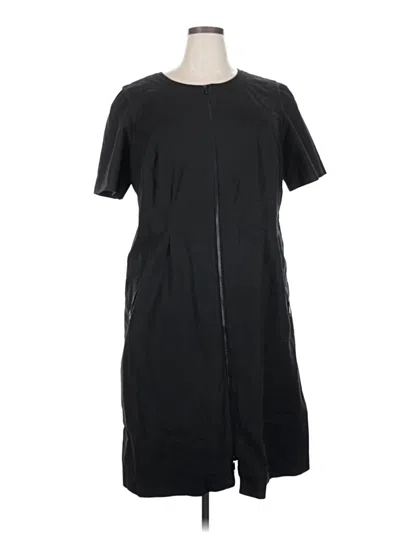 Pre-owned Lafayette 148 Casual Dress In Black