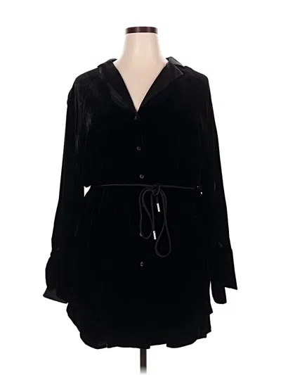 Pre-owned Lafayette 148 Casual Dress In Black