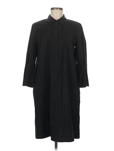 Pre-owned Lafayette 148 Casual Dress In Black
