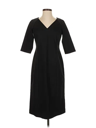 Pre-owned Lafayette 148 Casual Dress In Black