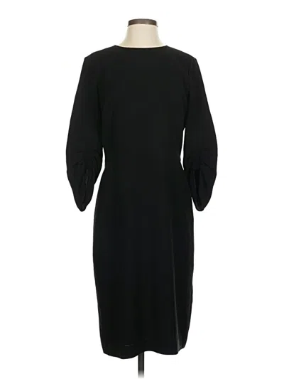 Pre-owned Lafayette 148 Casual Dress In Black