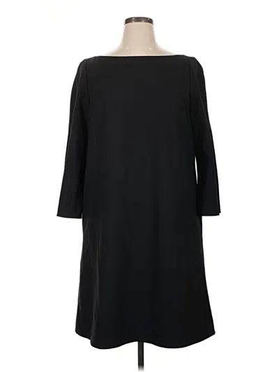 Pre-owned Lafayette 148 Casual Dress In Black
