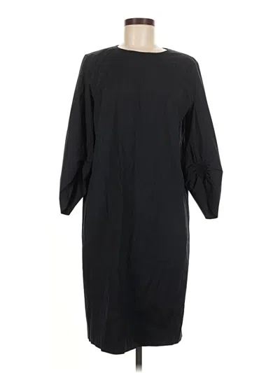 Pre-owned Lafayette 148 Casual Dress In Black